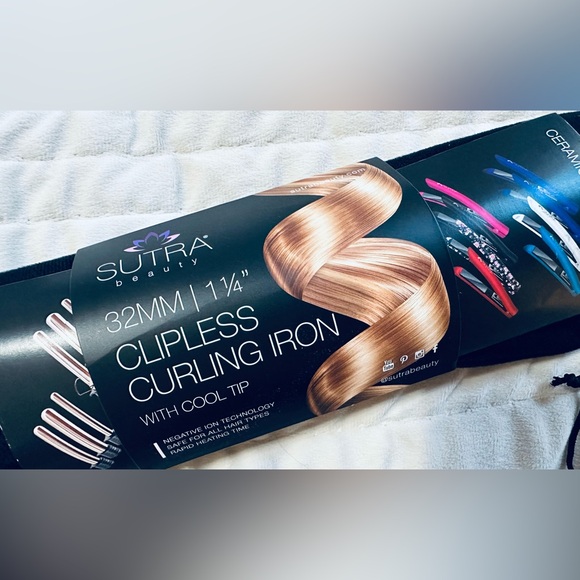 🖤SUTRA 32MM Clipless Curling Iron with Cool Tip, NWT - Picture 6 of 8
